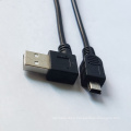 High Guality Metal Fast Charging 90 Degree Right Angle USB AM to MINI 5P Custom Cable Assembly